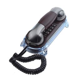 Accesorios Teléfono de Teléfono de Teléfono Cableado Teléfonos para el teléfono de pared antiguo con discapacidad auditiva con teléfono de baño Padtrimline ligero