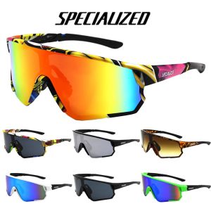 Accessoires verres à vélo femmes hommes uv400 miroir sport lunettes de soleil enveloppant des lunettes de vélo de randonnée de randonnée de golf conduite avec boîte avec boîte