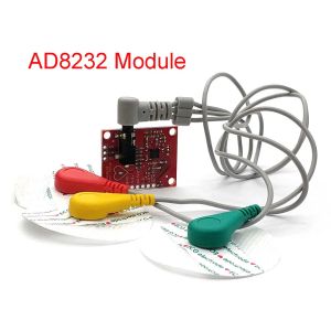 Accessoires Module ECG AD8232 ECG Mesure Pulse Heart ECG Surveilling Sensor Module Kit pour Arduino Uno R3