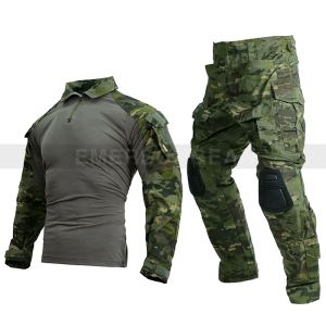 Accessoires Emersongar Tactical G3 Combat Uniform Set 2019 Version de mise à niveau Men Suit Shirt Tops Tops Duty Cargo Pantaler Outdoor Hunting MCTP