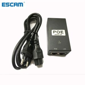 Accessoires ESCAM CCTV Security 48V0.5A 15.4W Adaptateur PoE Poe Injecteur Ethernet Power for Poe IP Camera Phone Poe Power Alimentation