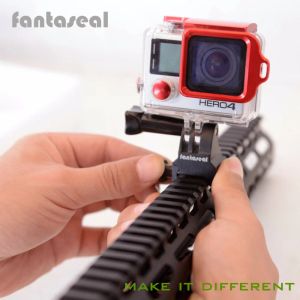 Accesorios Fantaseal Picatinny Gun Rail Mount Airsoft Gun Monut Adaptador para GoPro 8 7 6 5 SJCAM Xiaomi Yi Sony Action Camera Gun Adapter