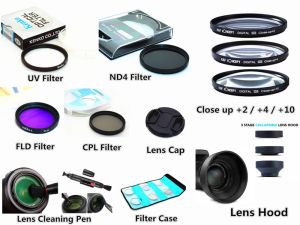 Accessoires Kit de filtre Lens Hood Cap Capinon Un stylo pour Panasonic Lumix FZ330 FZ300 FZ200 FZ150 FZ100 FZ60 FZ62 FZ48 FZ47 FZ45 FZ40