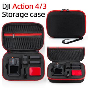 Accessoires pour DJI OSMO Action 3/4 Boîte de rangement de caméra sportive pour DJI Action 4 Bags portable Costume standard Case de transport Accessoire