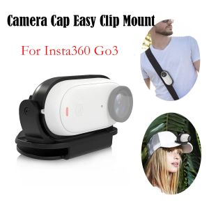 Accessoires pour INSTA360 GO 3 CAP Easy Clip Mount Hat Clip Clip à rejet rapide Cadre magnétique Filtre fixe pour INSTA360 GO3 GO2 Sport Camera
