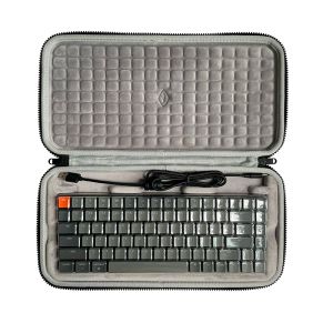 Accessoires Hard Shell Protective Handbag pour Keychron K3 V2 K3 Pro Mécanical Keyboard K7 Pro / K7 Boîte de rangement du boîtier de transport à arbre court