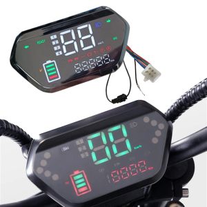 Accesorios Venta caliente 48V 60V 72V Panel de control del medidor LCD para el medidor de scooter eléctrico EBIK