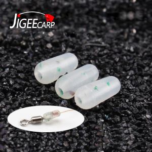 Accessoires Jigeecarp 500pcs Perles de tampon d'espace en silicone doux Perles de balle de caoutchouc de rabat