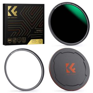 Accessoires KF Concept Nanox Magnetic ND1000 Filtre d'objectif de la caméra avec 28 revêtements multicouches avec capuchon d'objectif 49 mm 52 mm 58 mm 67 mm 77 mm 82 mm