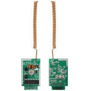 Accessoires Large Power 4 km Wireless RF Remote Control Controly Module Kit 433 MHz Distance 4000 mètres pour le module de lancement du bras Arduino
