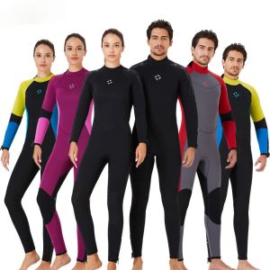 Accesorios Manianos Mujer Wetsuit 5 mm Neoprene Men pescadores Traje de buceo de buceo de una pieza