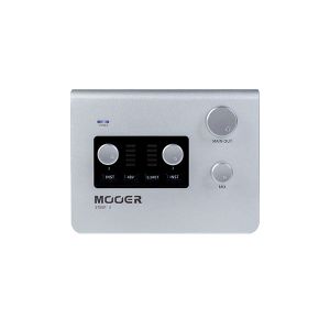 Accessoires Mooer abeille II 2 en 2 Out Interface audio Prise en charge des entrées et de la sortie MIDI pour les producteurs de musiciens enregistrement mobile