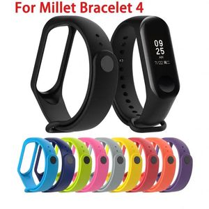 Accessories New 1PC Replacement Bracelet For Xiaomi Mi Band 4 Sport Strap TPU Wrist Strap For Miband 4 Smart Accessories Miband 4 Mi Band 4