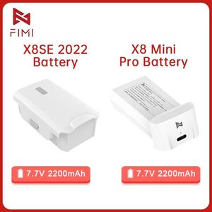 Fimi – batterie intelligente X8 Mini Pro originale, 2200mah, batterie Lipo 2s de vol intelligente pour Drone X8se 2022 Rc, Accessoires