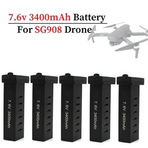 Accessoires Original SG908 DRONE BATTERIE 7.6V 3400MAH LIPO BATTERIEUX RC RC Quadcopter Drones Pièce de rechange