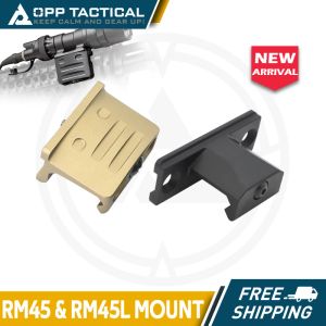 Accessoires RM45 RM45l Offset Tactical Flashlight Mount Rail Picatinny 20 mm pour SF M300 M600 Lampe de poche M600C M600V M600DF