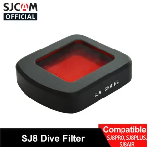 Accessoires SJCAM SJ8 Filtre de plongée Affaire du boîtier étanche du boîtier Rouge Protection du filtre rouge pour SJCAM SJ8 AIR / SJ8 Plus / SJ8 Pro Action Camera