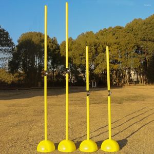 Accessoires équipement d'entraînement de Football autour du poteau, signe de obstacle de Football pliable, poste d'agilité, perceuse à métal