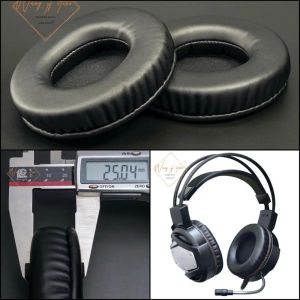 Accesorios Almohadillas de cuero suave para los oídos cojín de espuma orejeras para auriculares para juegos Defender Warhead G500 calidad perfecta, no versión barata