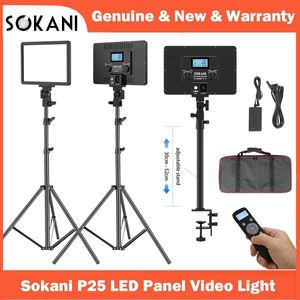 Accessoires Sokani P25 LED lumière de remplissage panneau de Studio professionnel lumière vidéo pour Esports enregistrement en direct vidéos appels vidéo Zoom lampe de réunions