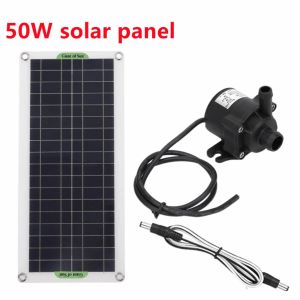 Accesorios Kit de bomba de agua solar Temporización ajustable Bomba de fuente de energía solar de ahorro de energía de 12 V para acuario al aire libre Tanque Piscina Característica de agua