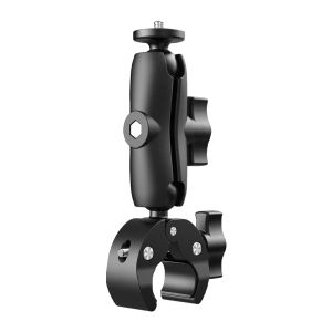 Accessoires Super Clamp Action Camera Mount 360 ° Adaptateur de tête à double balle magique Ball Brack avec fil pour Insta360 pour le clip de caméra GoPro