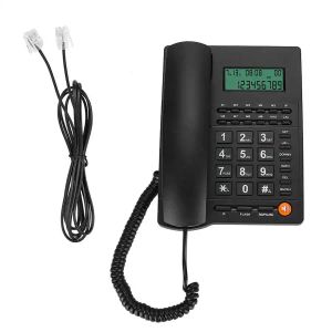 Accessoires Telefone Fandline Appeler ID ID Backlight Depone Depone Dost Number Storage pour Home Office Hotel Restaurant