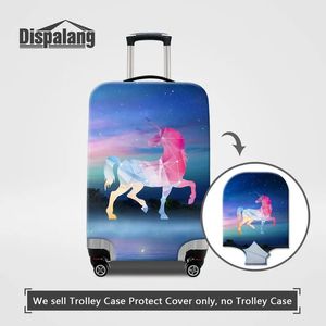 Accessoires Accessoires de voyage Housse de protection pour bagages Diamond Unicorn pour coffre de 1830 pouces Galaxy Universe Design Housses étanches à la poussière