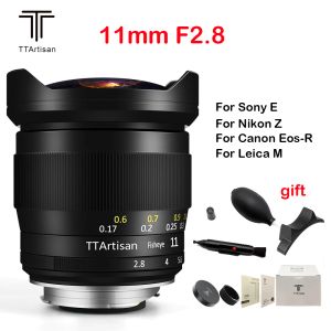 Accessoires Ttartisan 11 mm f2.8 Lens de caméra Free Fame Fisheye Manual Lens pour Leica M L Mount / Canon RF / Nikon Z Cameras comme MM M9 M10 Sony