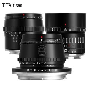 Accessoires Ttartisan 35 mm F1.4 23 mm 17 mm 50 mm f1.2 F0.95 APSC Large Aperture Prime Lens pour canon M Mount Camera M1 M3 M6 M100 M50 M2 M6II