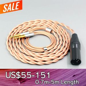 Accesorios Type6 756 core Shielding 7n Litz OCC Cable de auriculares para Audio Final D8000 AFDS D8000 pro Kennerton M12S