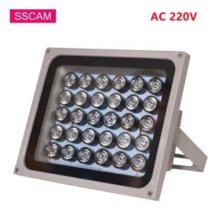 Accessoires étanche AC 220V Sécurité infrarouge illuminateur lampe métal 30pieces Array LEDS LEDS LUMES POUR CACTV CAME DE CCTV la nuit