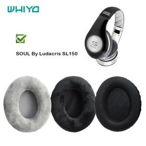 Accesorios Whiyo 1 par de almohadillas de repuesto para auriculares SOUL By Ludacris SL150 SL150 PRO Funda para auriculares Almohadilla para los oídos Funda para cojín Tazas