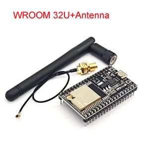Accessoires Wroom32U + Board de développement d'antenne ESP32 Le fond de panier peut être équipé du module WIFI Wroom32u Wrover avec une antenne 2,4 g