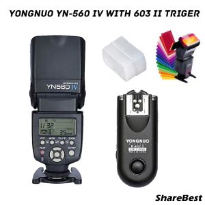 Accessoires Yongnuo YN560 IV avec émetteur unique RF603 II pour le canon Nikon Ultra Long Range Wirelss Flash Speedlite RF603 II TRIGGER