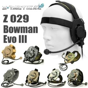 Accessoires Z Tactical Bowman Evo III Headphone SoftAir Military Chearphone Ztac Airsoft Headsets Z029