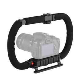 Stabilisateur d'action Grip Flash Support de support Poignée Accessoires vidéo professionnels pour DSLR DV Caméra Caméscope Smartphones 240229
