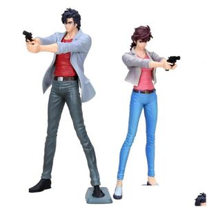 Figurines de jouets d'action 18-20 cm City Hunter Créateur Ryo Saeba Kaori Makimura Figure Modèle Jouets Poupées Figurales En Stock 220602 Drop Delive Dhl7N