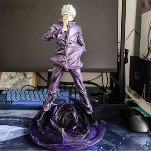 Figurines d'action 26 cm Jujutsu Kaisen Figure d'anime Satoru Gojo figurines Pvc Gk Statue Figurine modèle poupée Collection salle Decora bureau jouets cadeau ldd240314