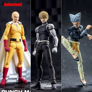 Figurines d'action Anime-land Dasin/Great Toys/GT One Punch Man Saitama Genos Garou 1/12 14 cm/5,5 pouces SHF/S.H.F PVC figurine modèle en stock 230912