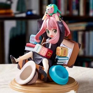 Figuras de juguete de acción Anime Spy X Family Anya Figura Juguetes Loid Yor Forger Chibi Anua Figura con base Estatuilla PVC Modelo Muñecas Juguete Regalos para niños 230227