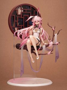 Figuras de juguete de acción Houkai Sakura vestido chino Ver.Figura 30cm Houkai Sakura Anime Figura Bunny Girl Figura de acción Juguete