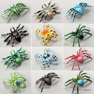 Figurines d'action modèle d'insecte 12 pièces/ensemble modèles d'araignée de Simulation Figurines d'action en plastique Figurines poupées en PVC pour enfants jouets éducatifs