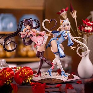 Figurines d'action Japon Anime NEKOPARA Vol.1 Soleil ouvert ! Chocolat Vanille Noix De Coco Haricots Rouges Action Figure Maid Hot Girls PVC Collection Jouets