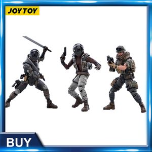 Figuras de juguete de acción JOYTOY 1/18 Figura de acción Fuente oscura Personajes Trio Soldados de juguete Figuras de anime Modelo militar 230726