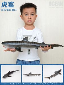 Figuras de juguete de acción Tamaño grande Vida marina Animal Ballena Tiburón Esperma Ballena Beluga Delfín Modelo Niños Juguetes educativos Regalo para 221208