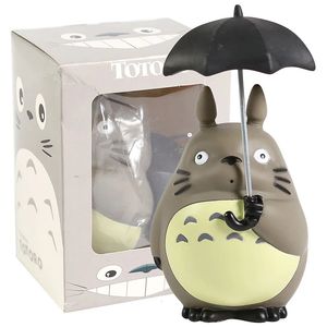 Figurines d'action Miyazaki Hayao mon voisin Totoro avec parapluie figurine en PVC modèle à collectionner jouet 231024