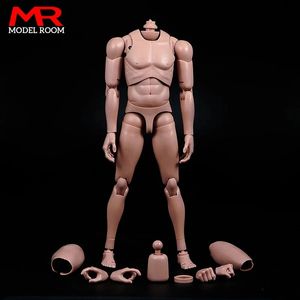 Action Toy Figures MX02-AB 16 Europe Skin Male Action Figure Doll 12'' Soldier Super Flexible Joint Body Fit 1 6 Head Sculpt Model Toy 231024