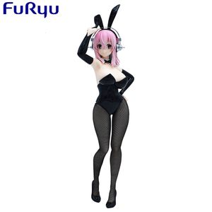 Action Figurines Qwiooe Original Véritable FuRyu 28 cm Super Sonico Anime Figurine PVC Jouets Collection Figurines Pour Amis Cadeaux 230608