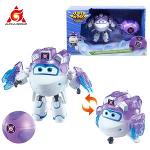 Action Toy Figures Super Wings S6 5 Pouces Transforming Astra Ball - High-Tech Power Robots Deformation to Airplane Action Figures Anime Kid Toys 230605